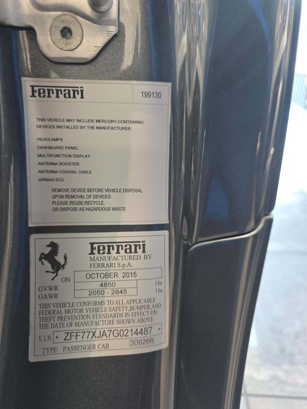 2016 Ferrari California T RWD