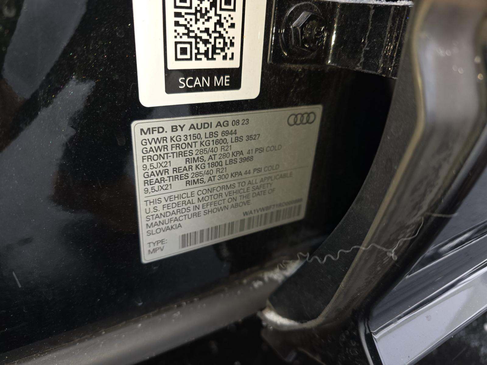 2024 Audi SQ7 Prestige AWD