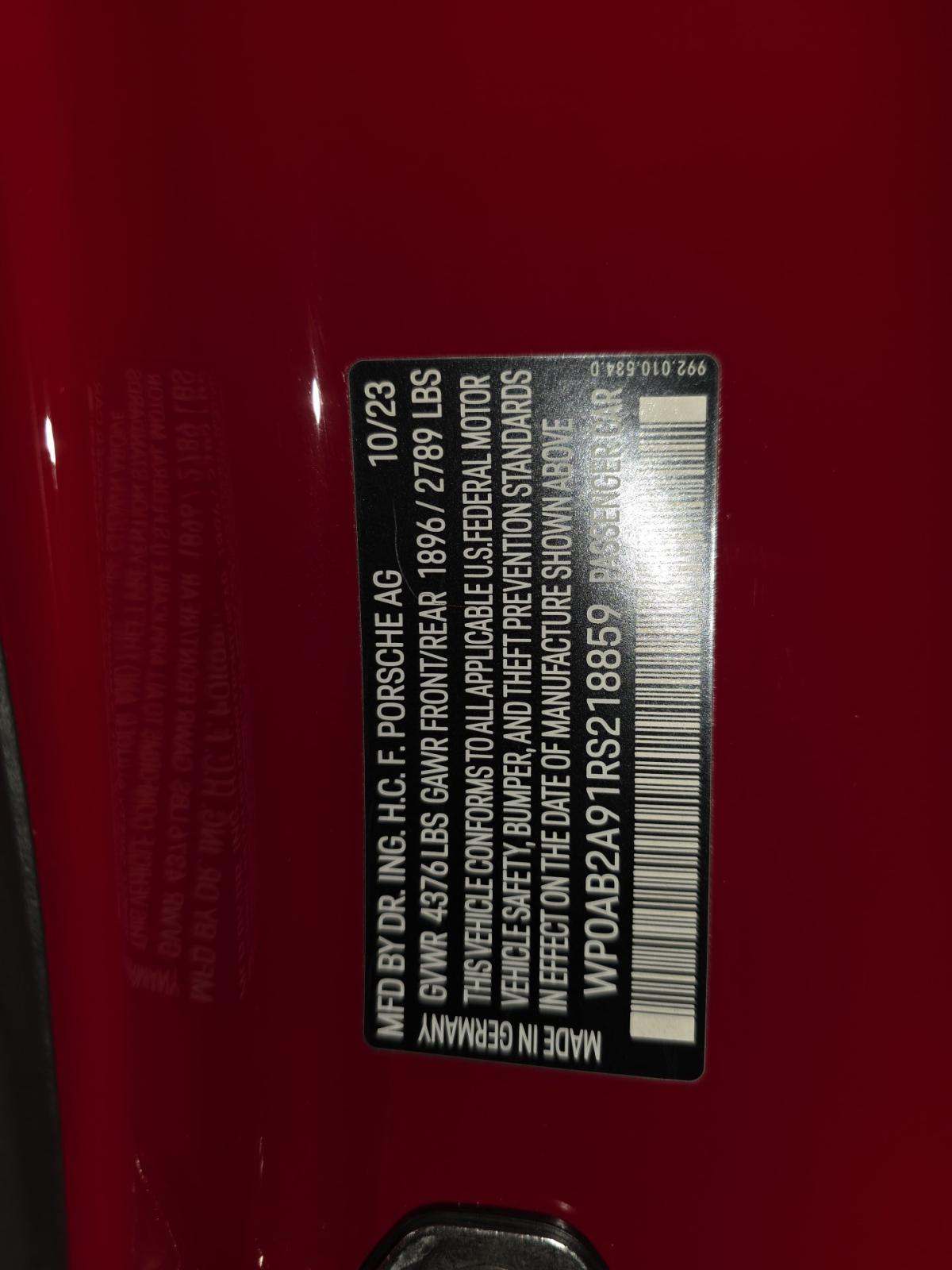 2024 Porsche 911 Carrera GTS RWD