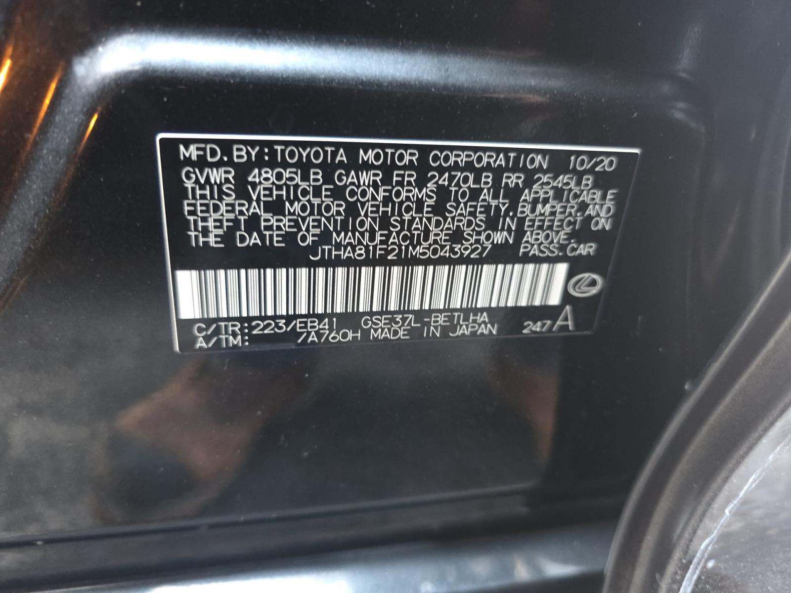 2021 Lexus IS IS 300 AWD