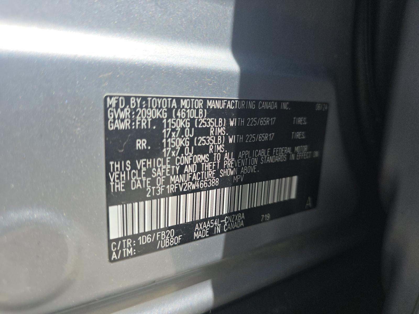 2024 Toyota RAV4 LE AWD