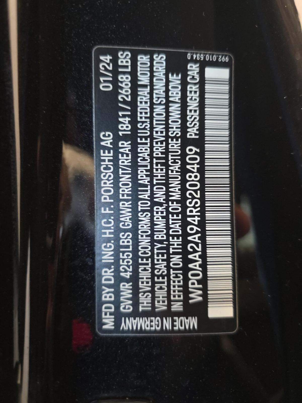 2024 Porsche 911 Carrera T RWD