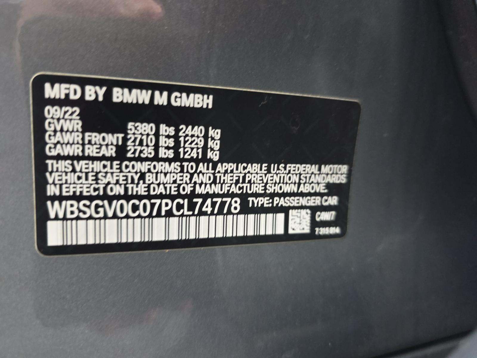 2023 BMW M8 Competition AWD