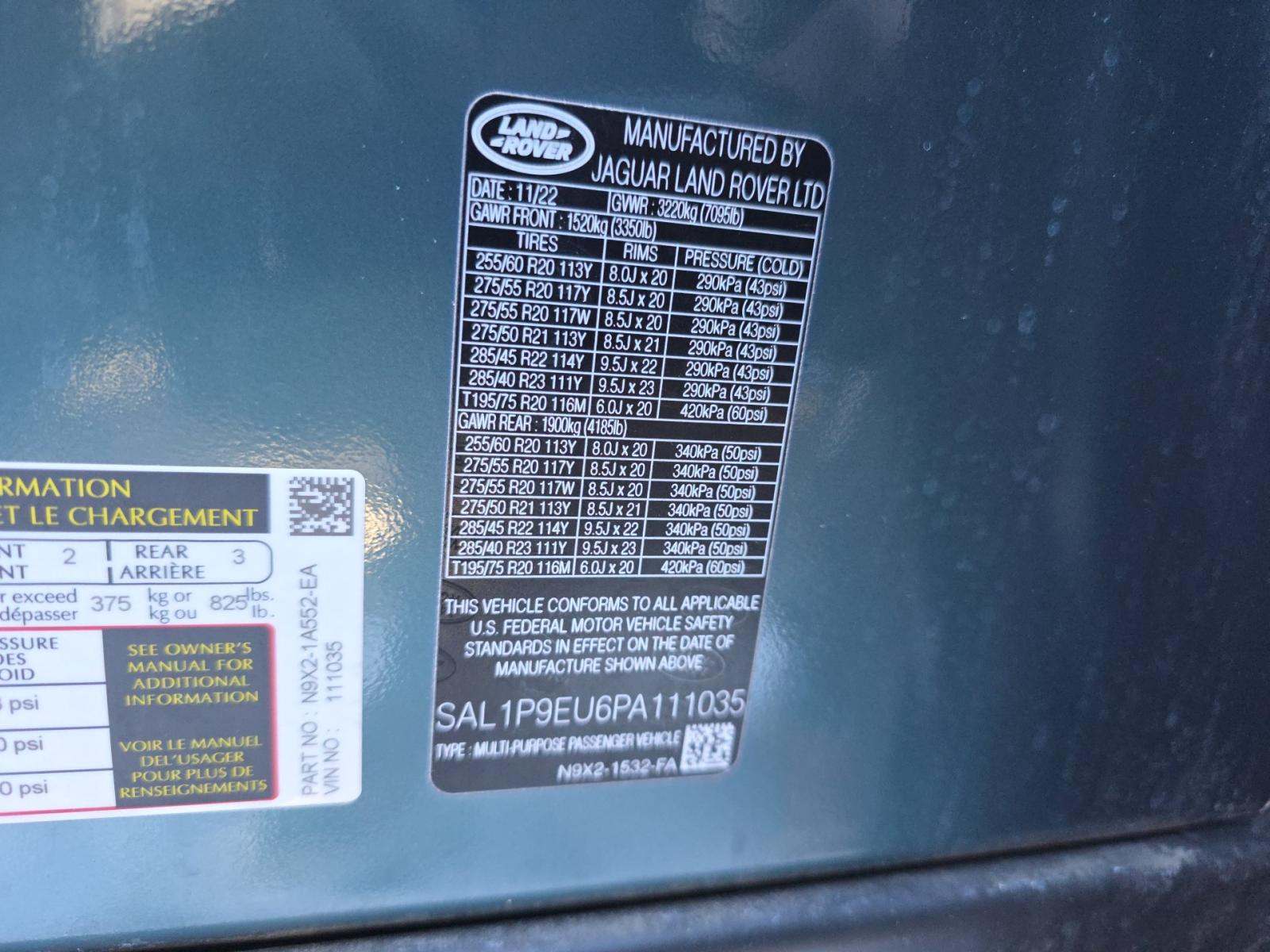 2023 Land Rover Range Rover Sport SE AWD