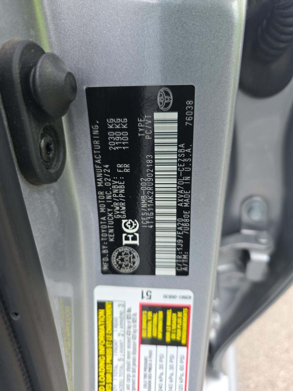 2024 Toyota Camry SE FWD