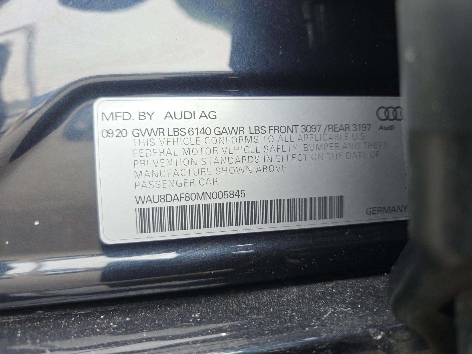 2021 Audi A8 Base AWD