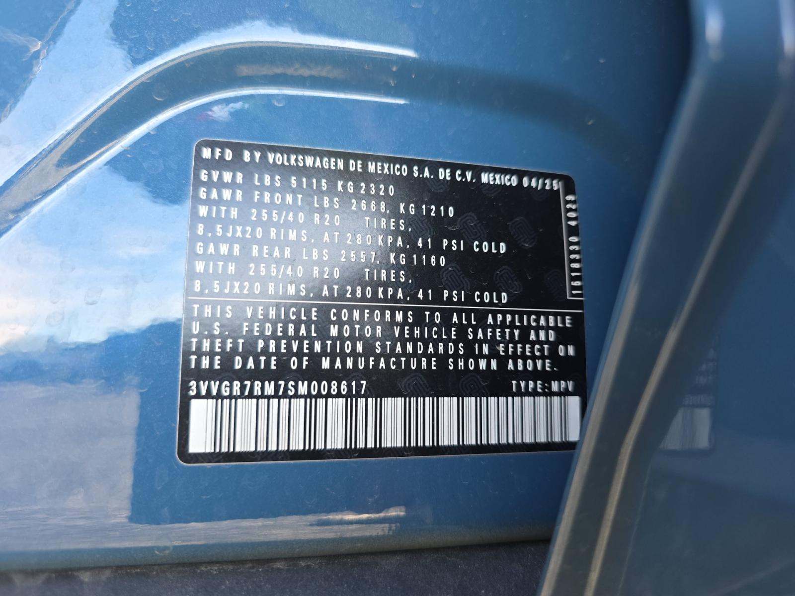 2025 Volkswagen Tiguan 2.0T SE R-Line Black AWD