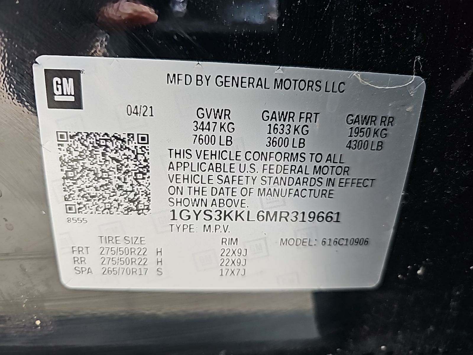 2021 Cadillac Escalade ESV Premium Luxury RWD