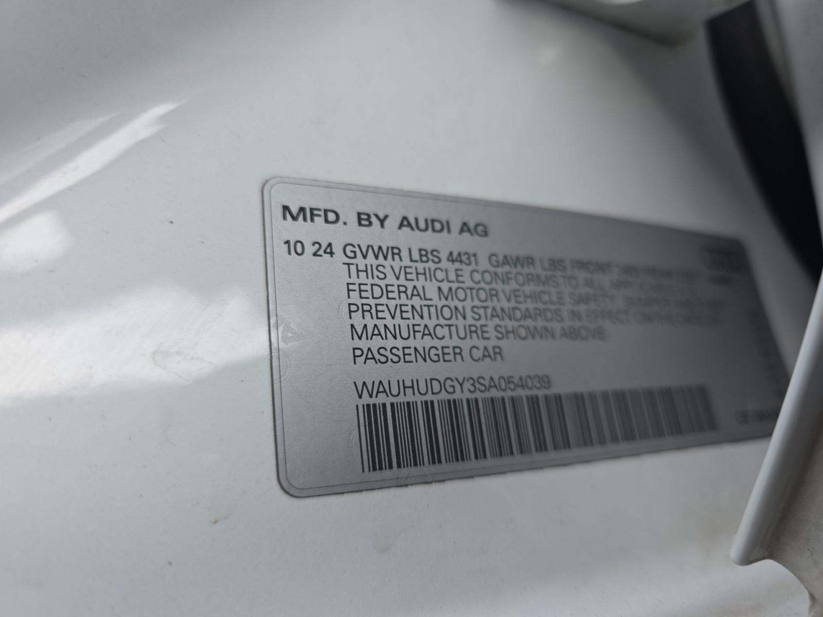 2025 Audi A3 2.0T Premium Plus AWD