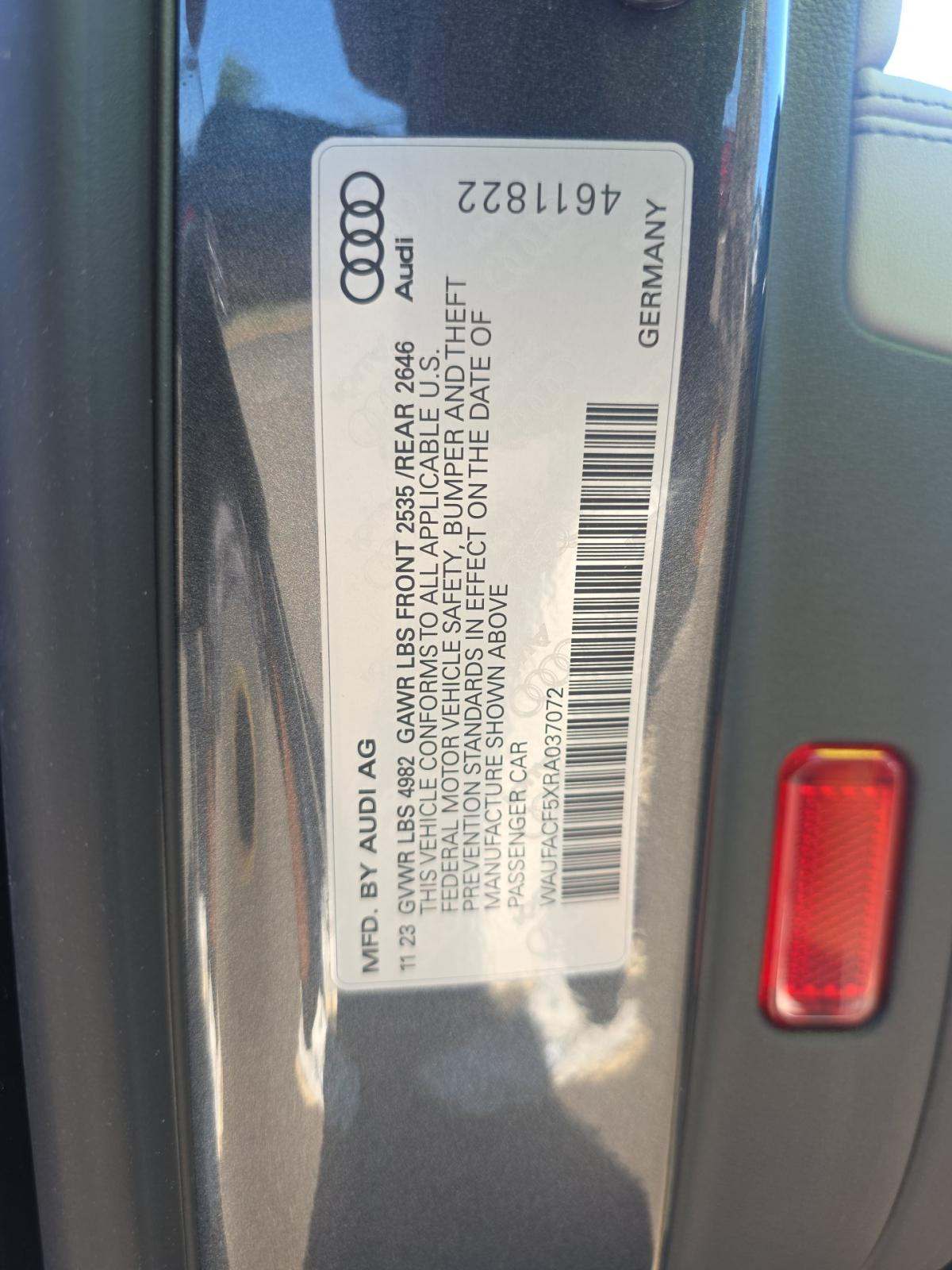 2024 Audi A5 S Line Premium Plus AWD