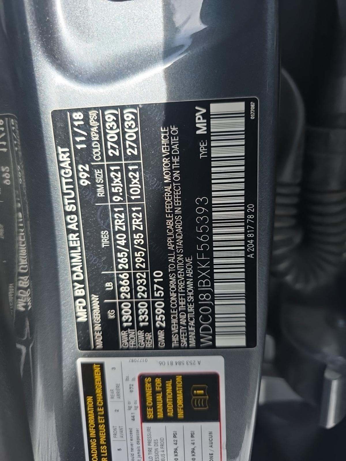 MERCEDES-BENZ GLC-CLASS AMG - 5