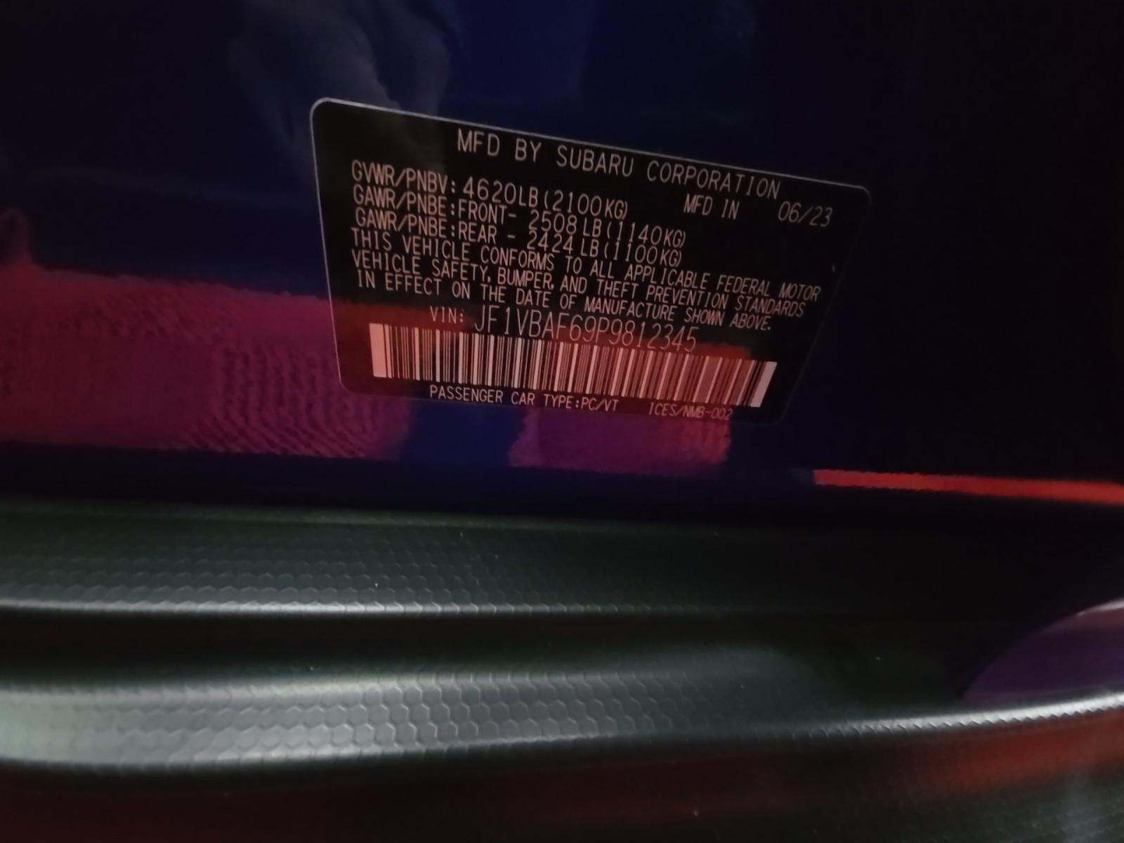 2023 Subaru WRX Premium AWD