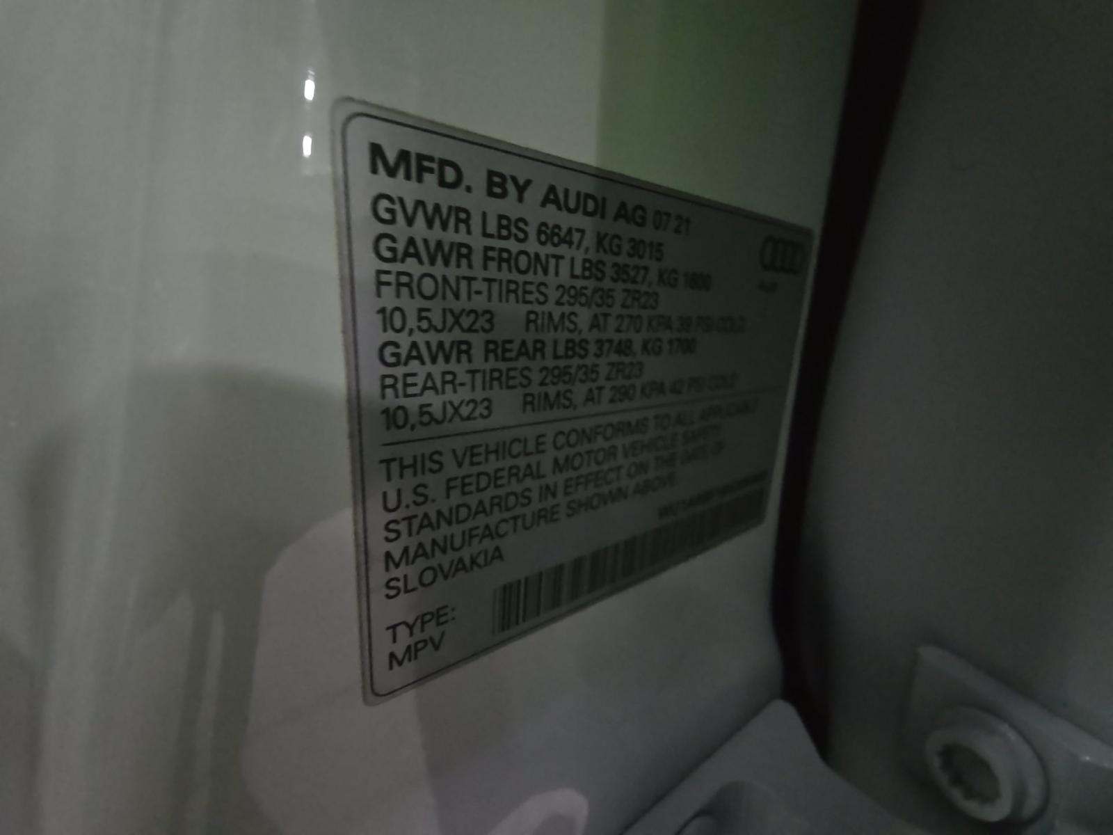 2022 Audi RS Q8 Base AWD