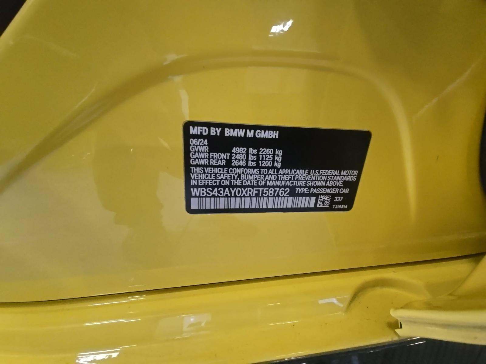 2024 BMW M3 Competition xDrive AWD