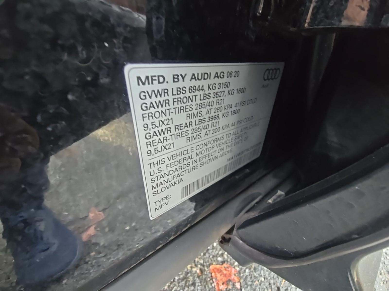 2020 Audi SQ7 Prestige AWD