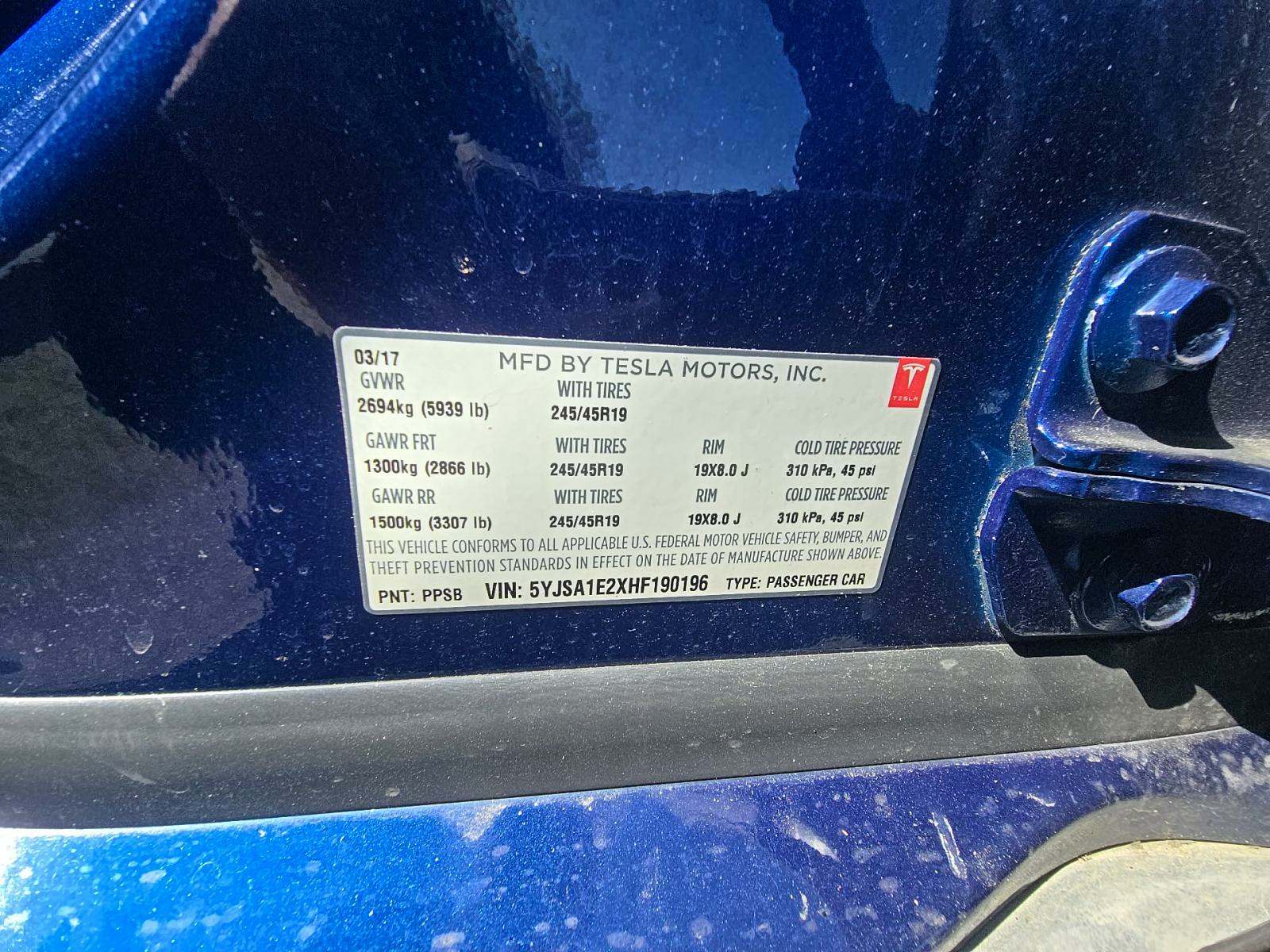 2017 Tesla Model S 100D AWD