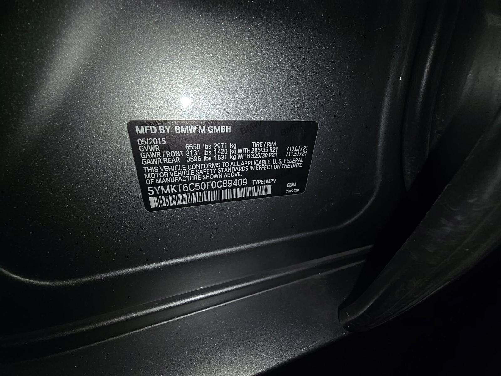 2015 BMW X5 M Base AWD