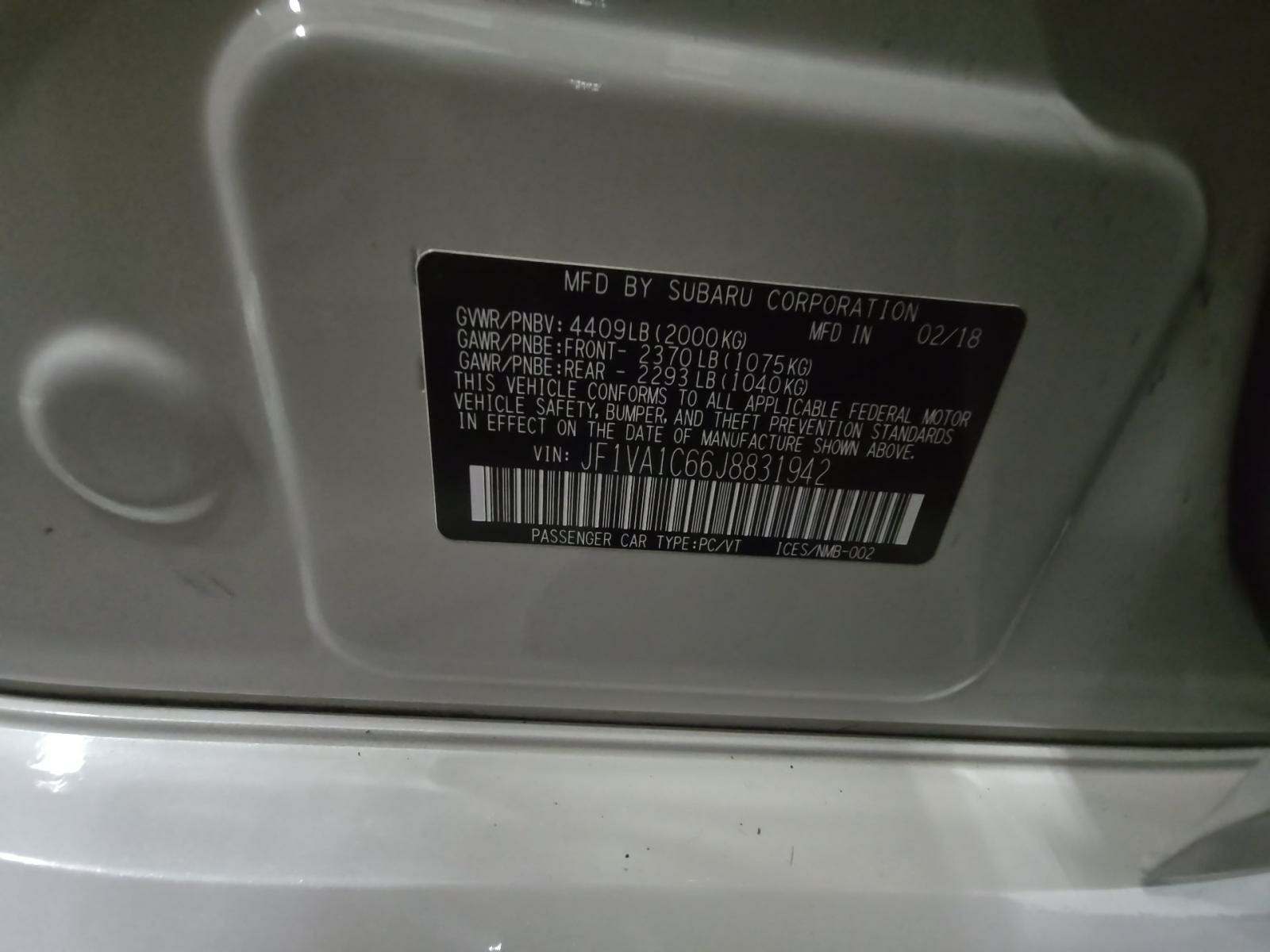 2018 Subaru WRX Premium AWD