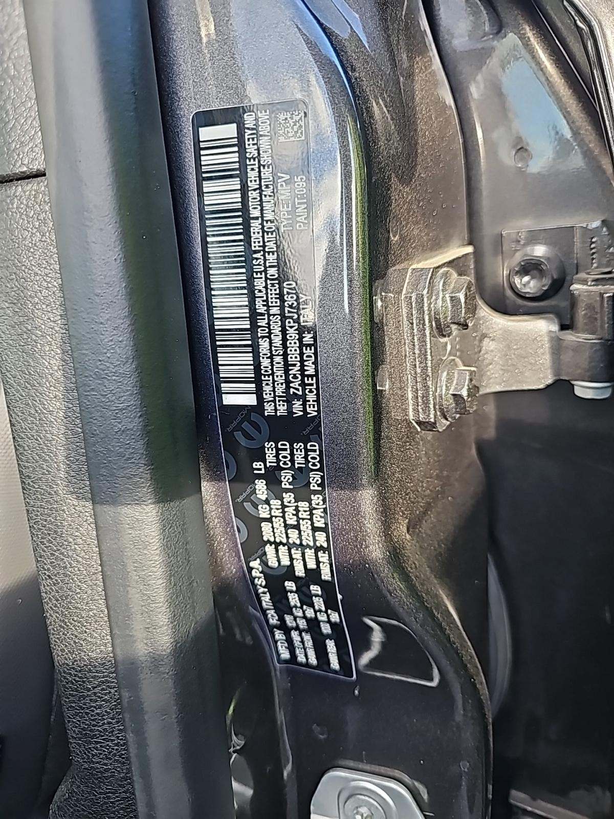 2019 Jeep Renegade Latitude Altitude Edition AWD