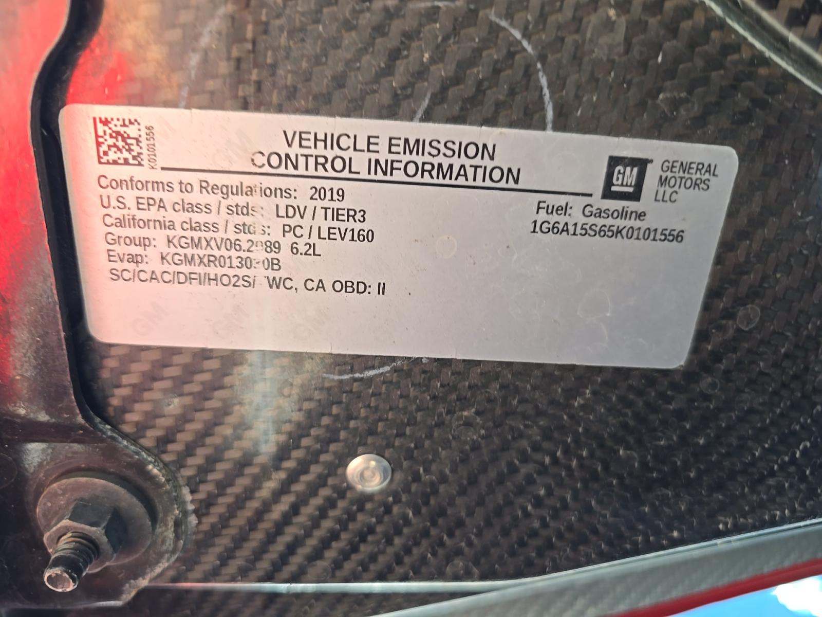 2019 Cadillac CTS-V Base RWD