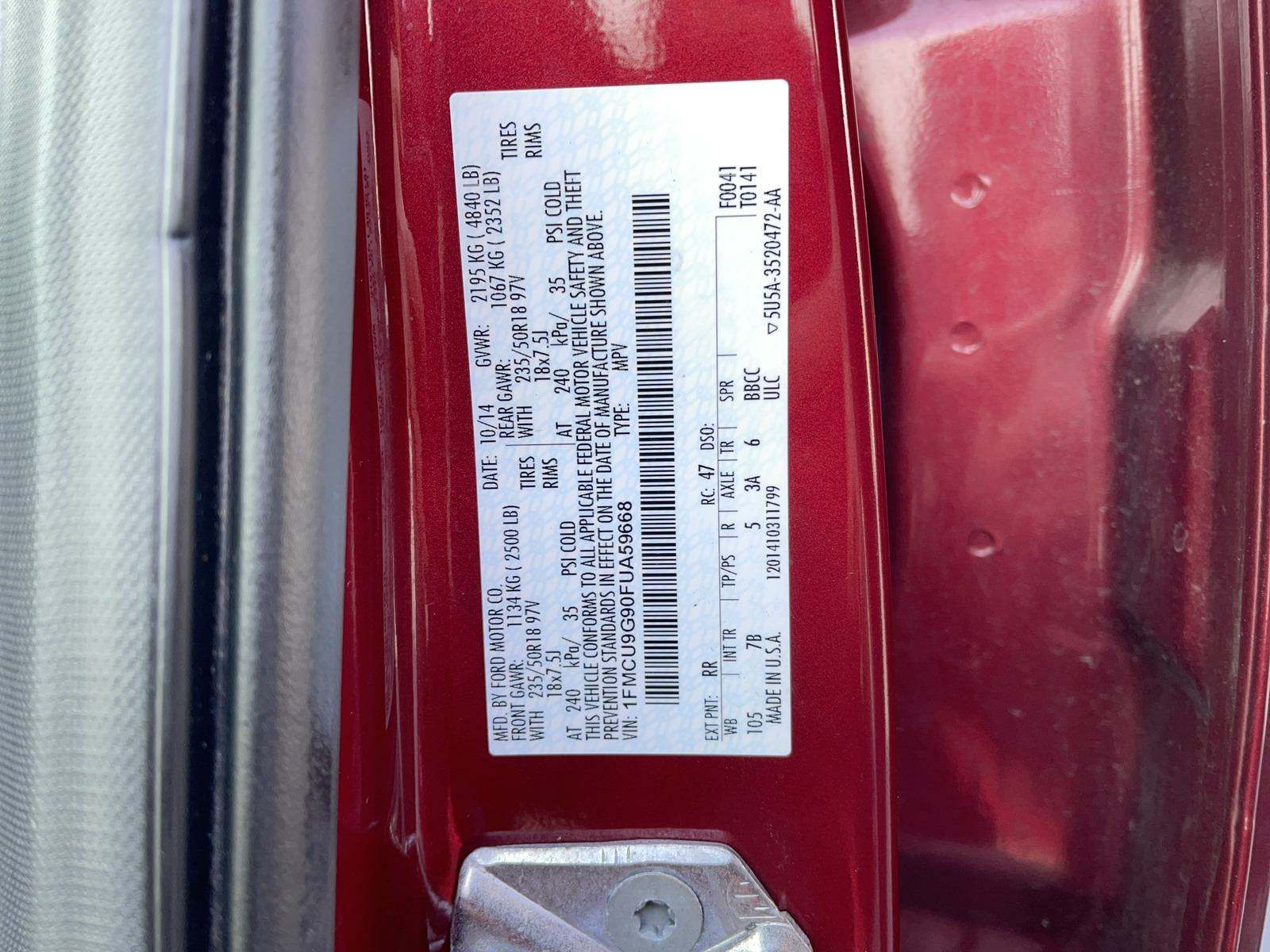 2015 Ford Escape SE AWD