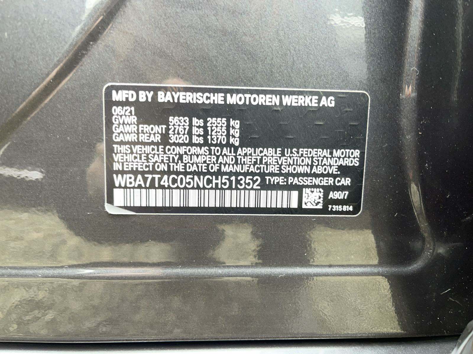 2022 BMW 7 Series 740i xDrive AWD