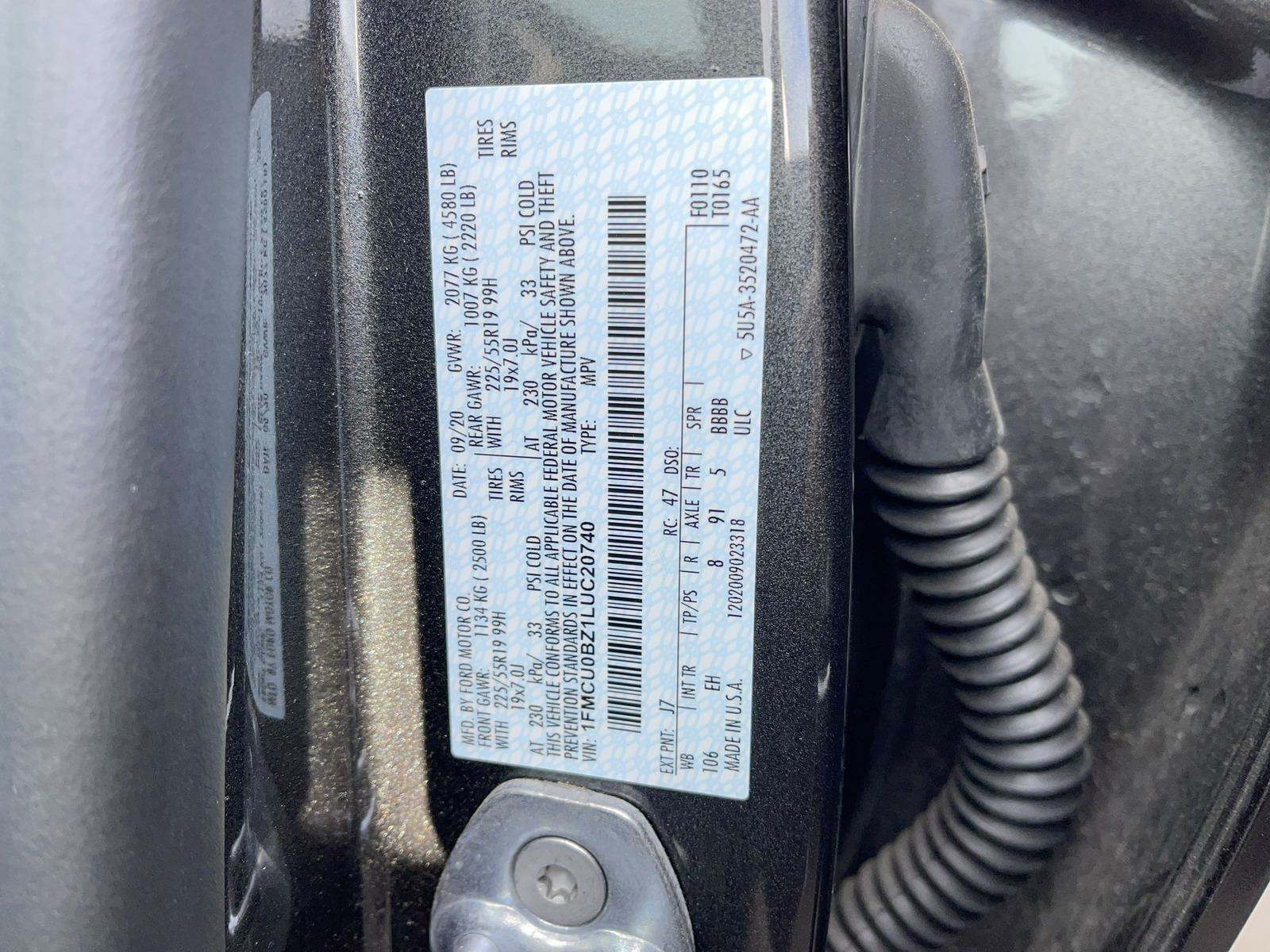 2020 Ford Escape SE Sport Hybrid FWD