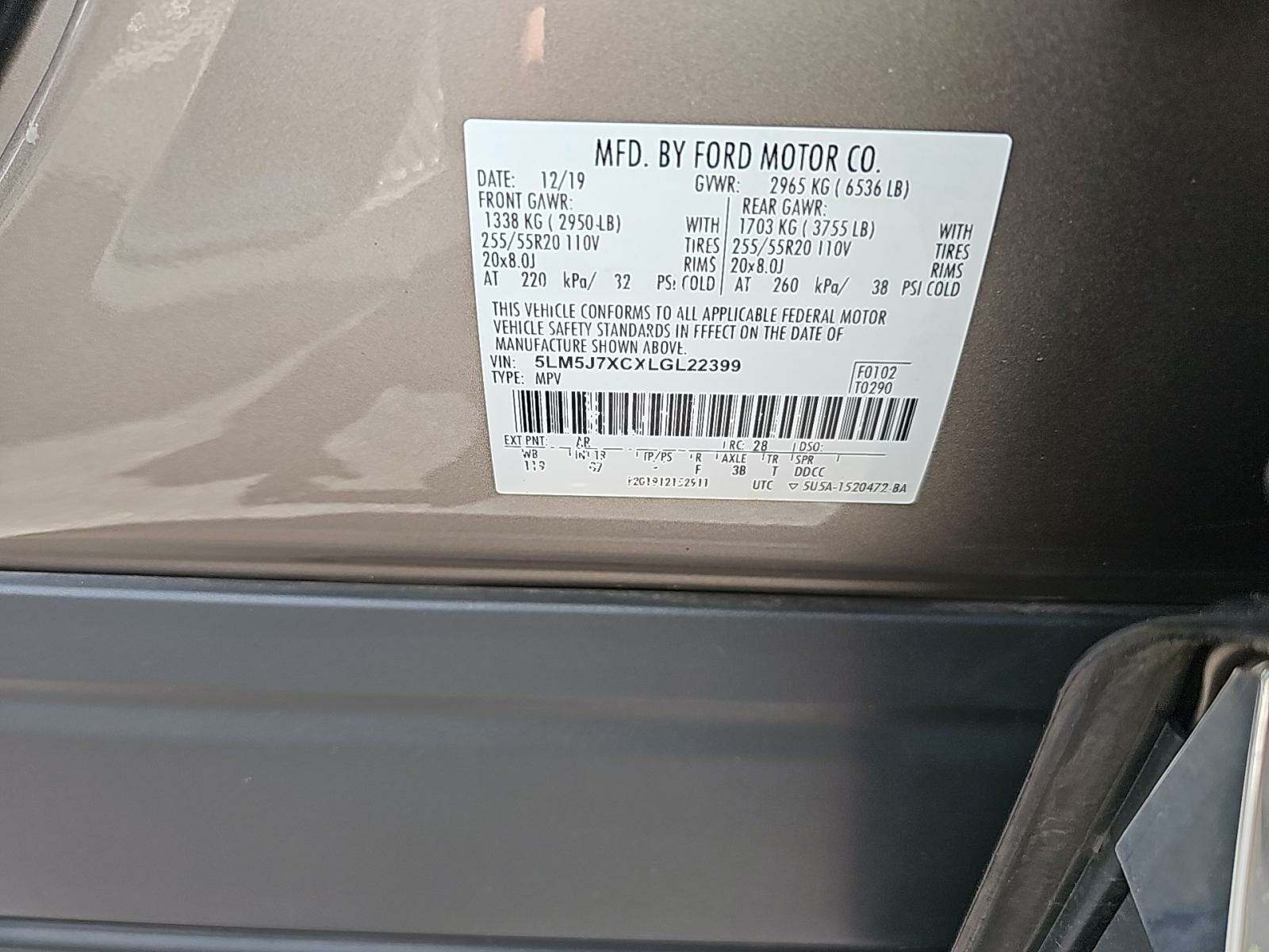 2020 Lincoln Aviator Reserve AWD