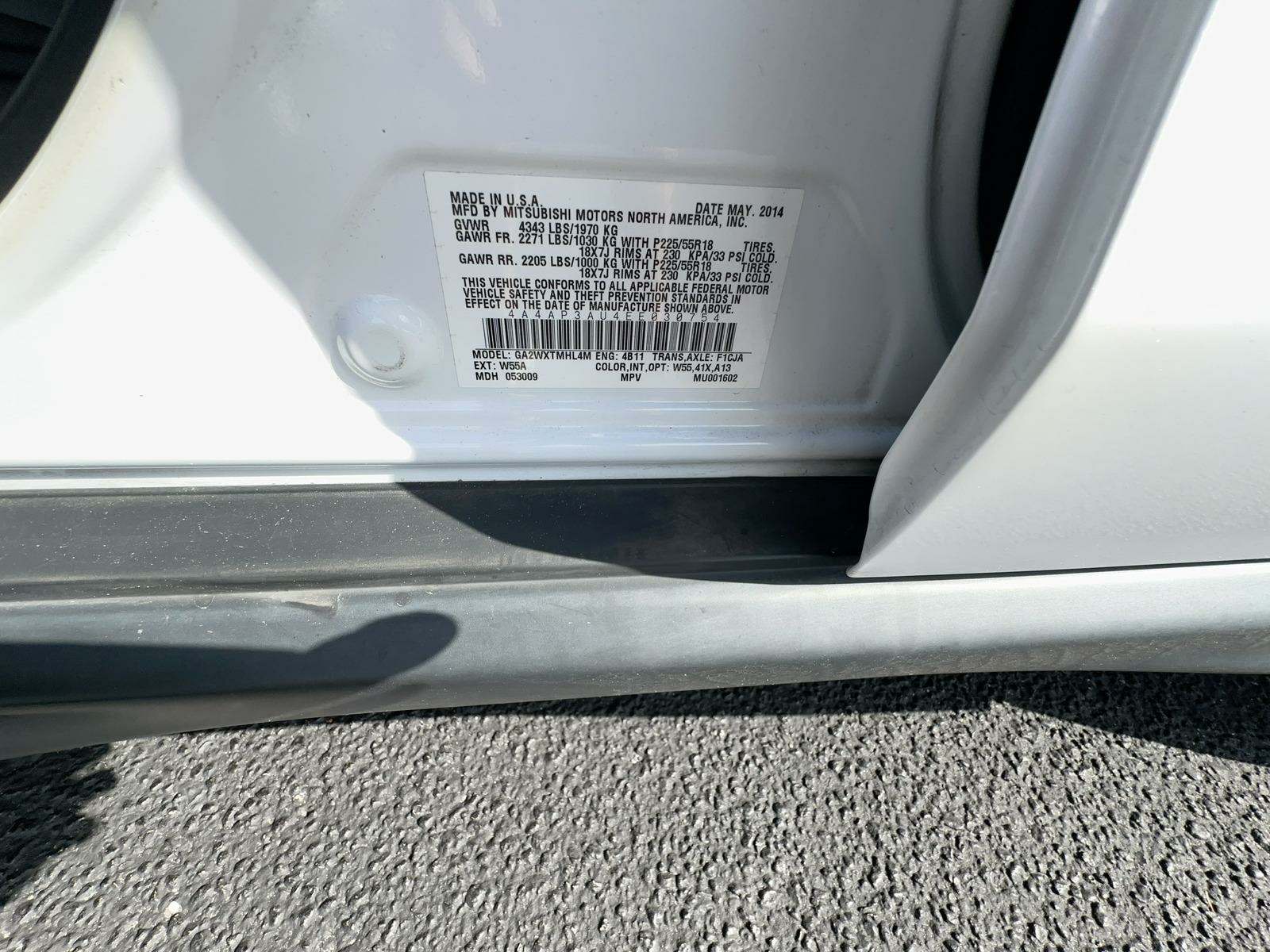 2014 Mitsubishi Outlander Sport ES FWD