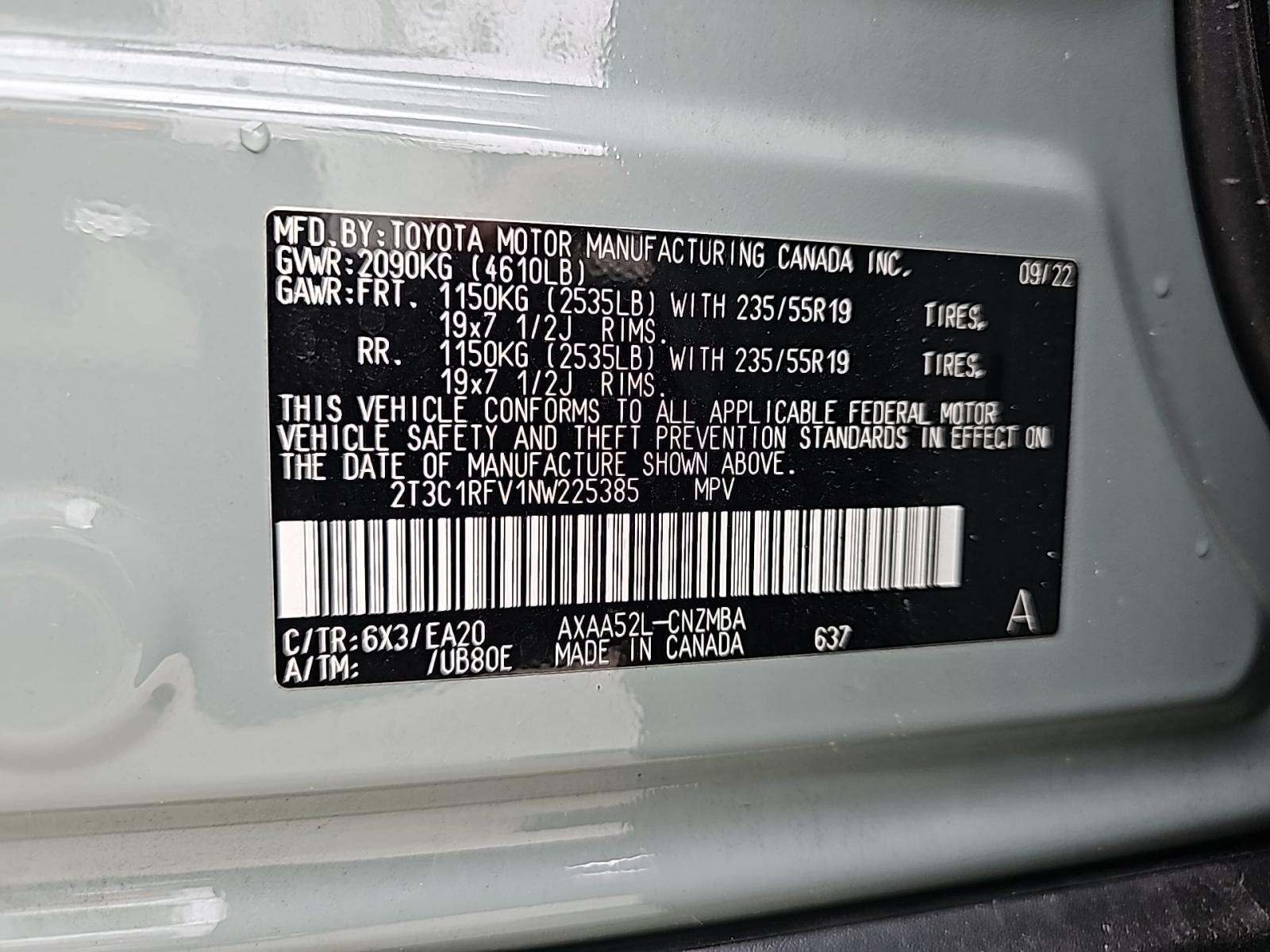 2022 Toyota RAV4 XLE Premium FWD