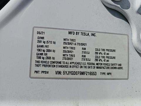 2021 Tesla Model Y Performance AWD