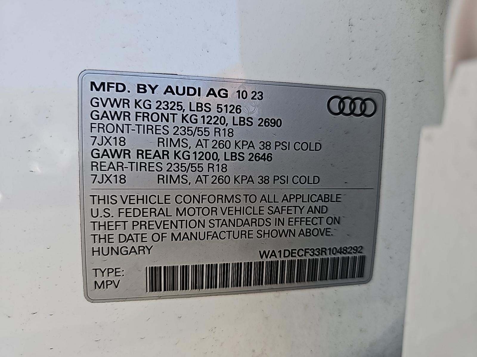 2024 Audi Q3 S line Premium AWD
