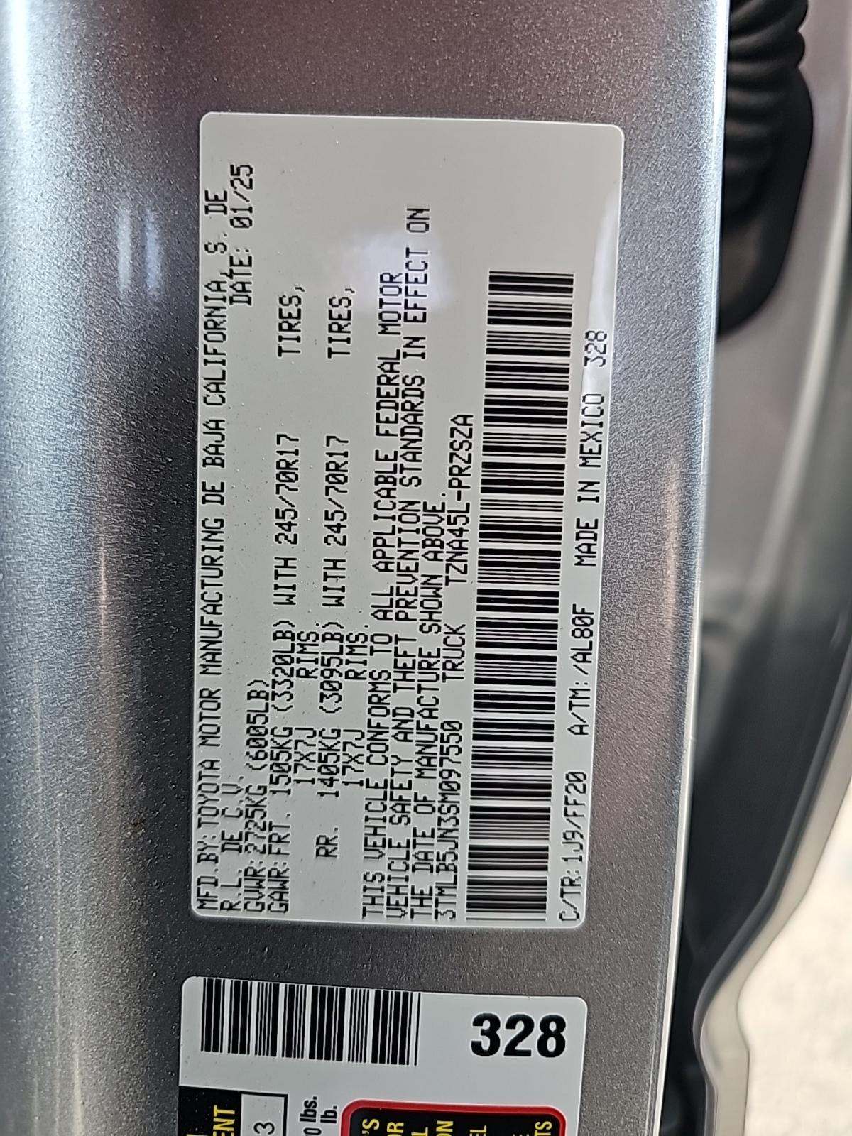 2025 Toyota Tacoma SR5 AWD