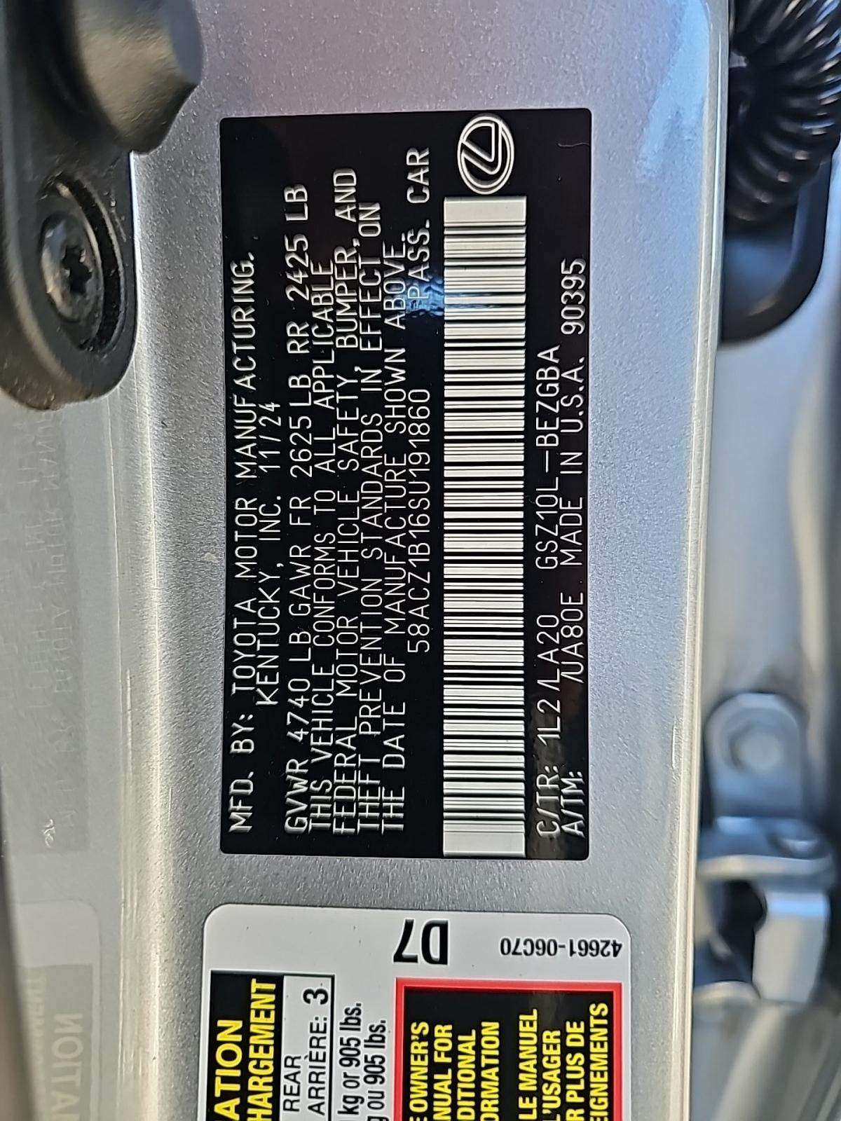 2025 Lexus ES ES 350 FWD