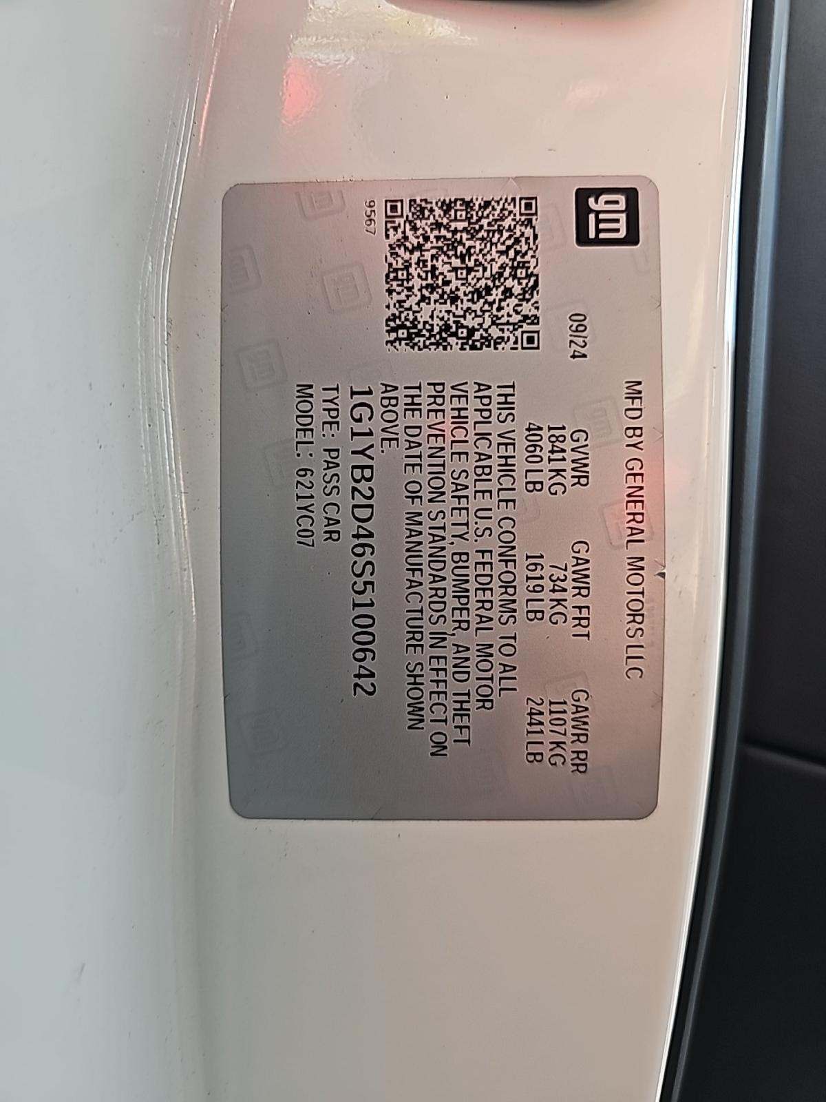 2025 Chevrolet Corvette Stingray RWD