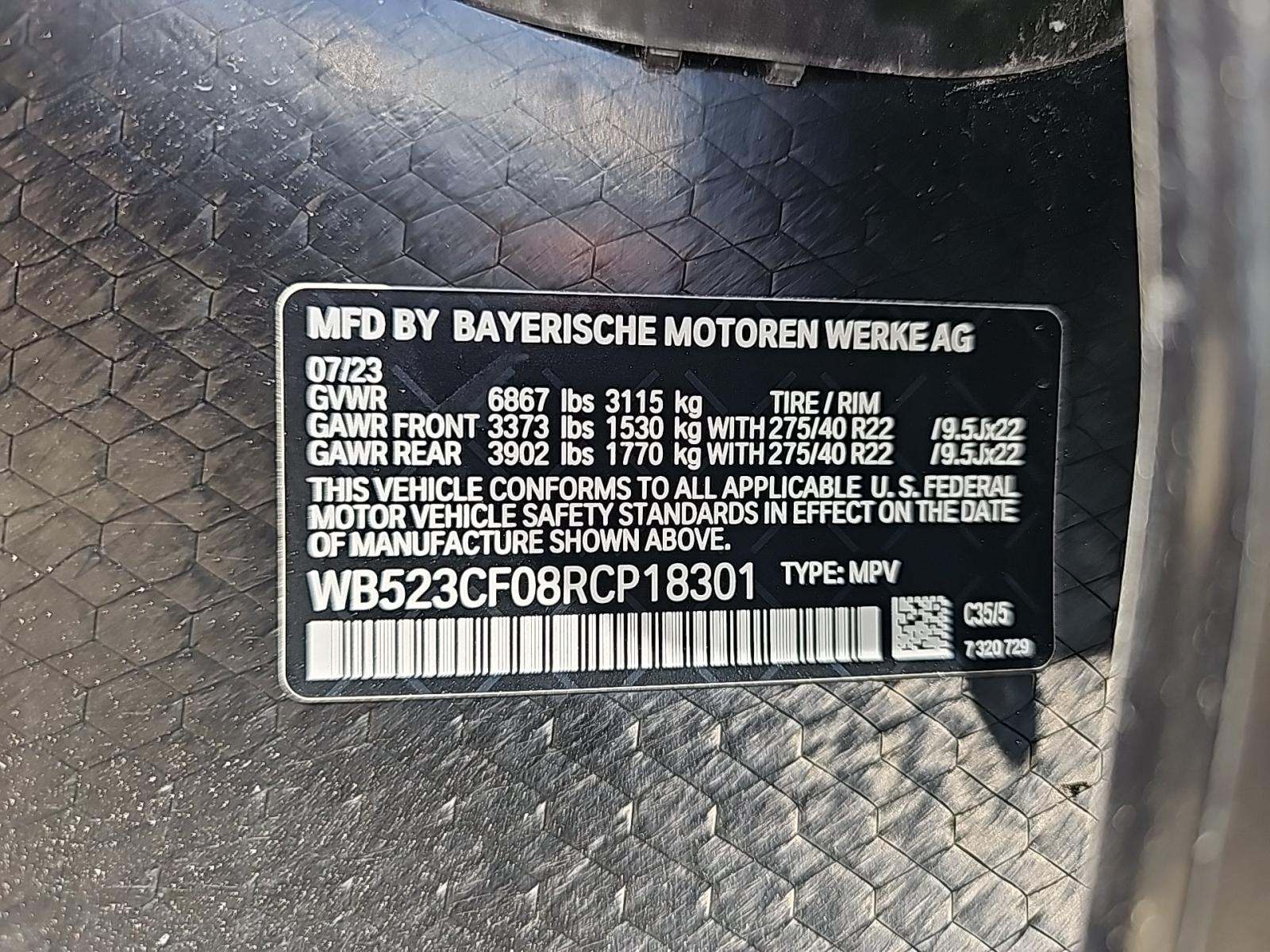 2024 BMW iX xDrive50 AWD