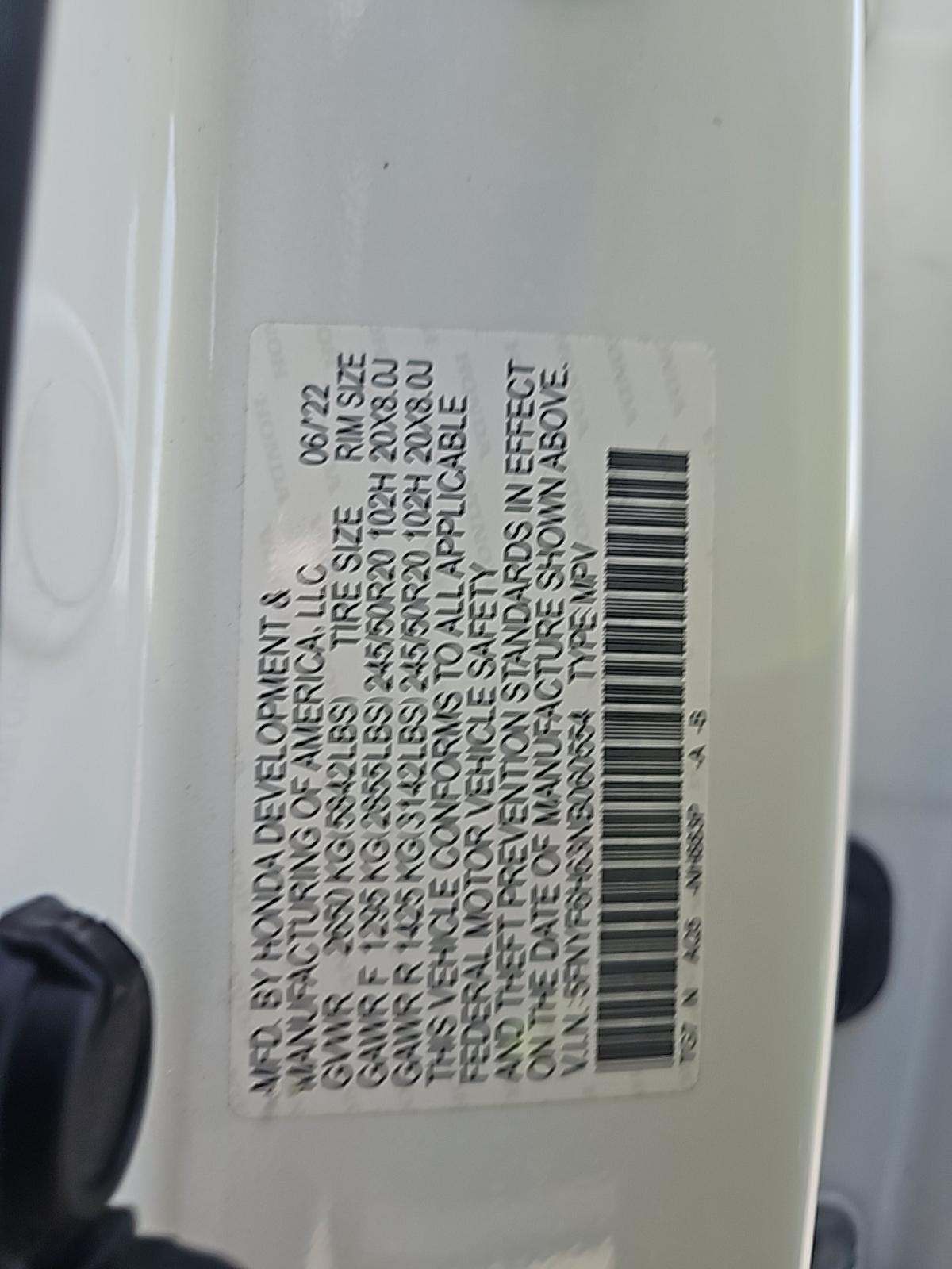 2022 Honda Pilot Touring AWD