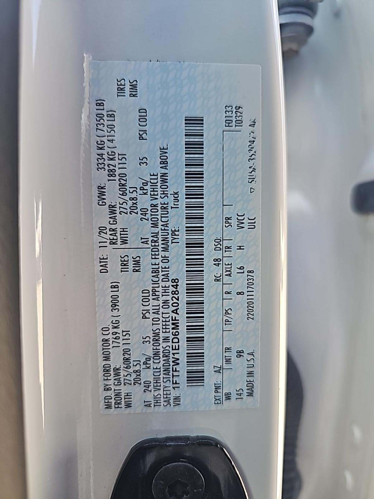 2021 Ford F-150 Hybrid Platinum AWD