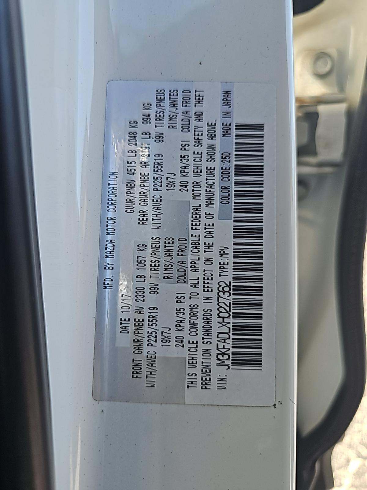 2017 MAZDA CX-5 Grand Select FWD