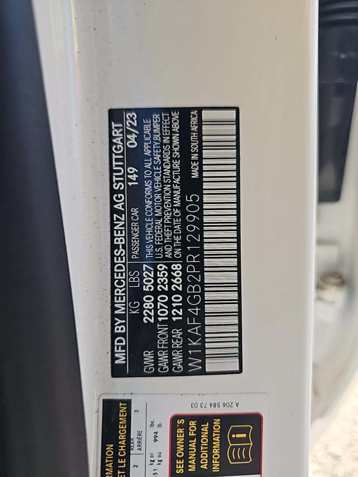 2023 Mercedes-Benz C-Class C 300 RWD