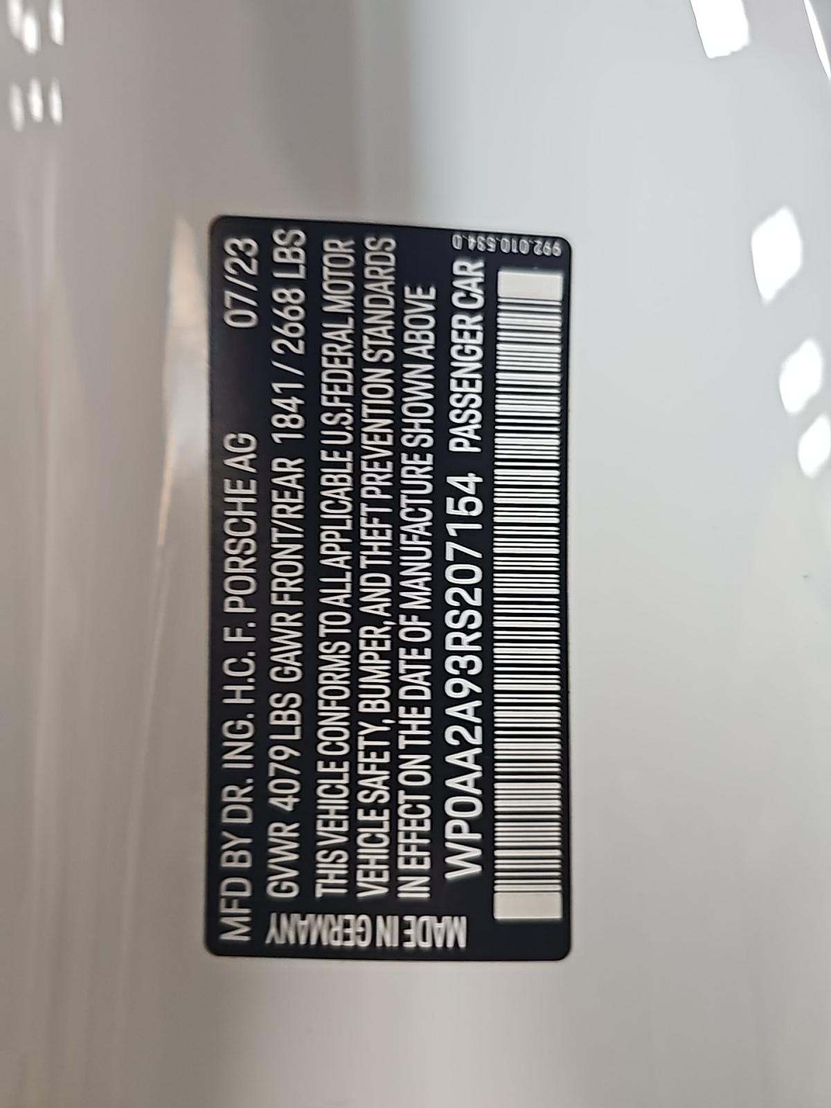 2024 Porsche 911 Carrera T RWD