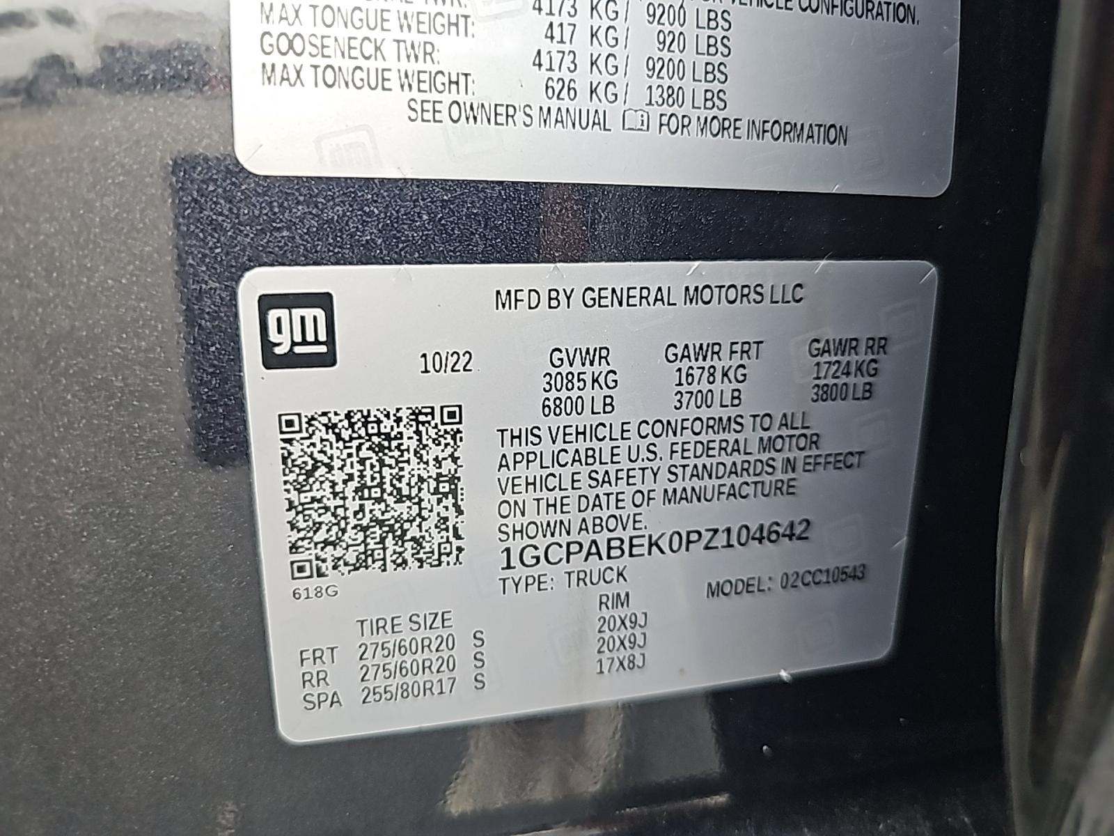 2023 Chevrolet Silverado 1500 Custom RWD