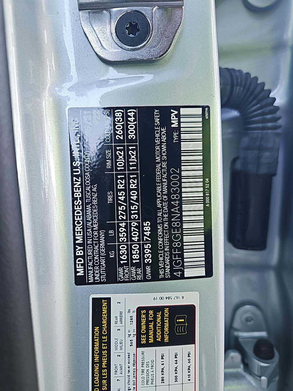 2022 Mercedes-Benz GLS GLS 580 AWD