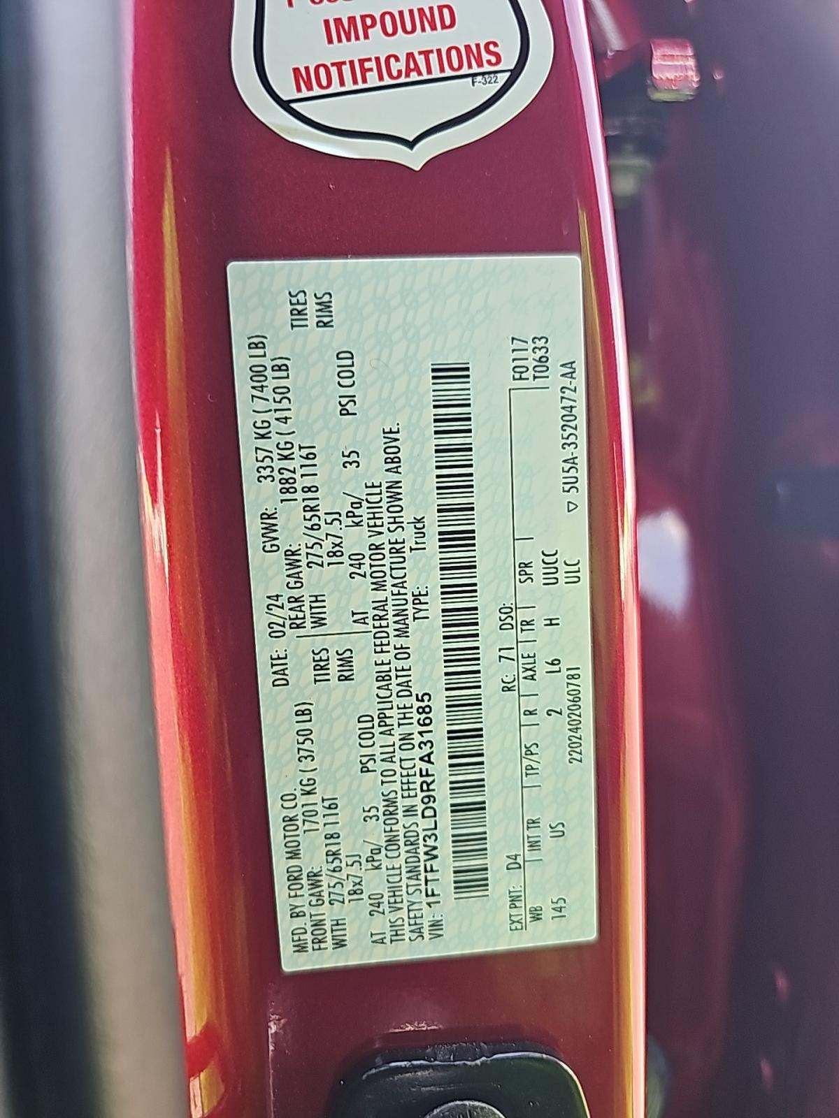 2024 Ford F-150 Hybrid XLT AWD