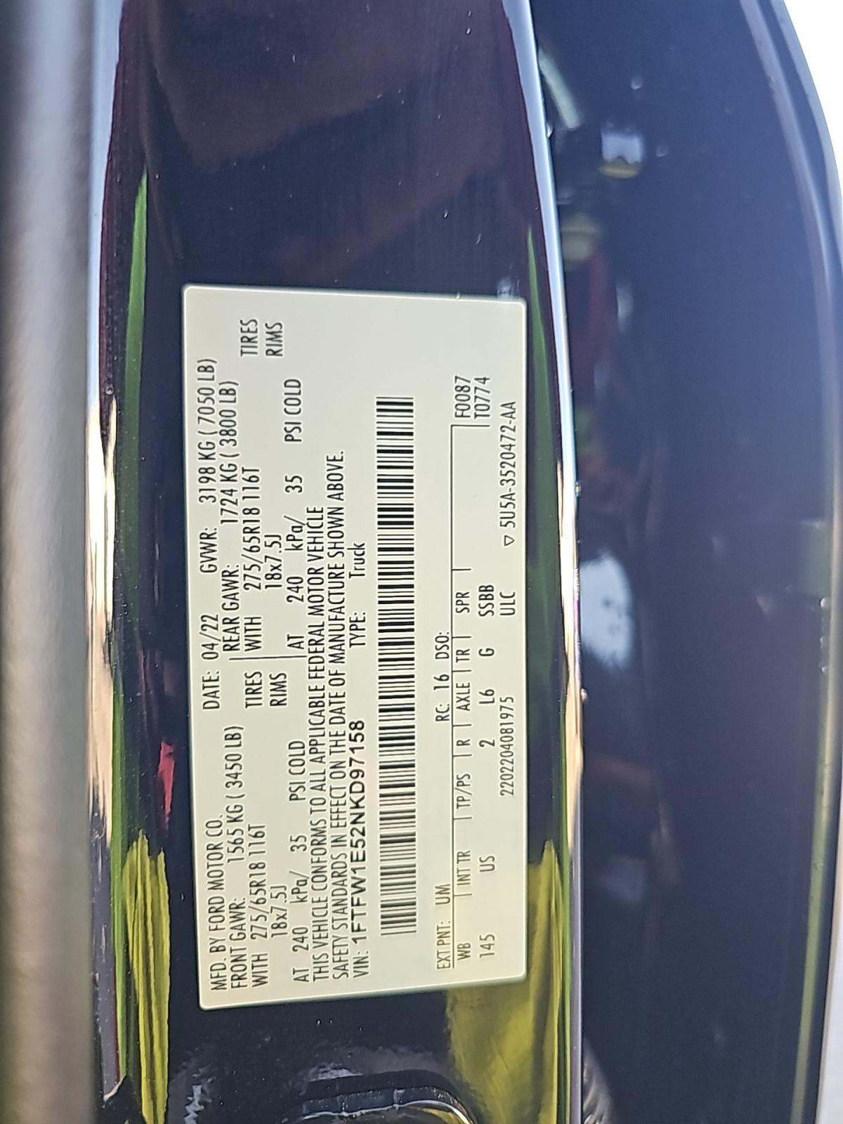 2022 Ford F-150 XLT AWD