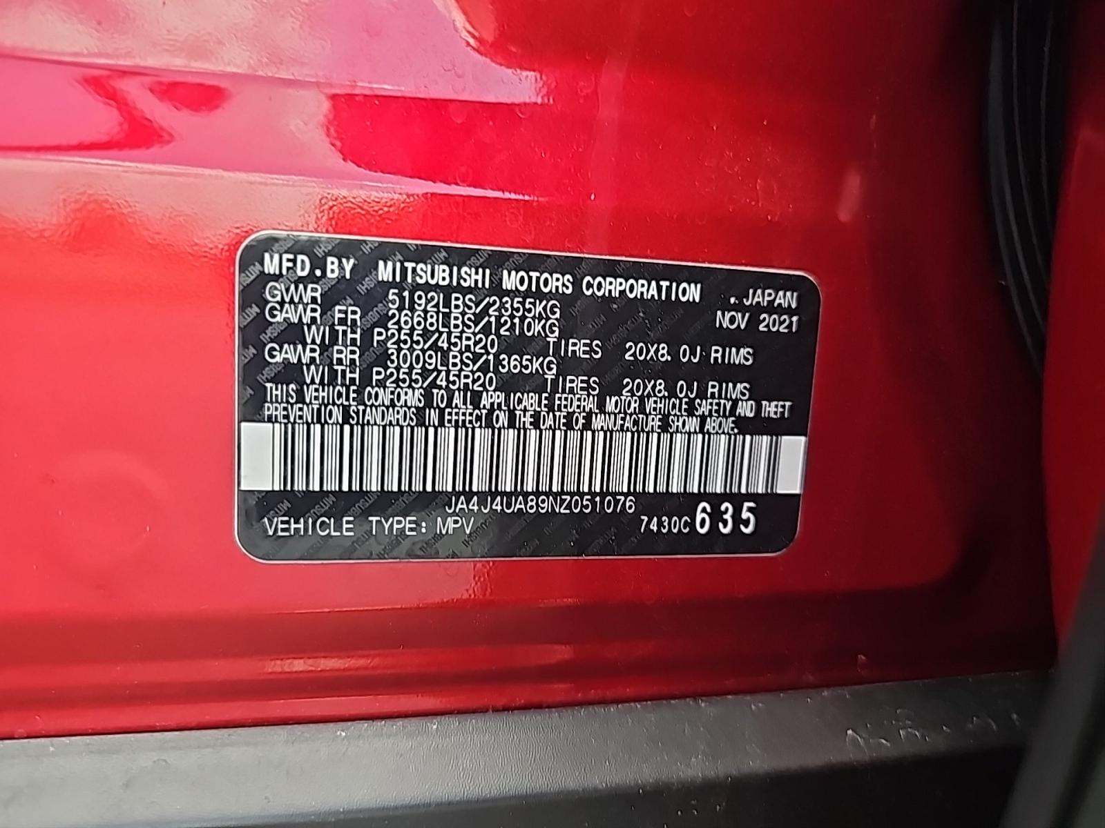 2022 Mitsubishi Outlander SE AWD