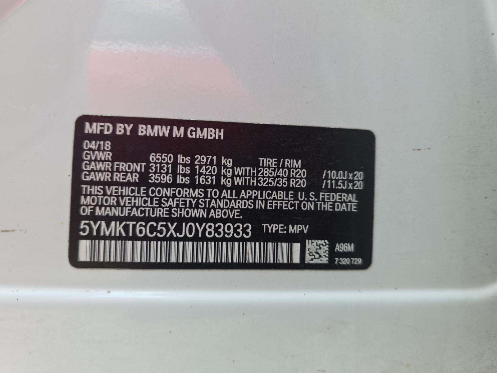 2018 BMW X5 M Base AWD