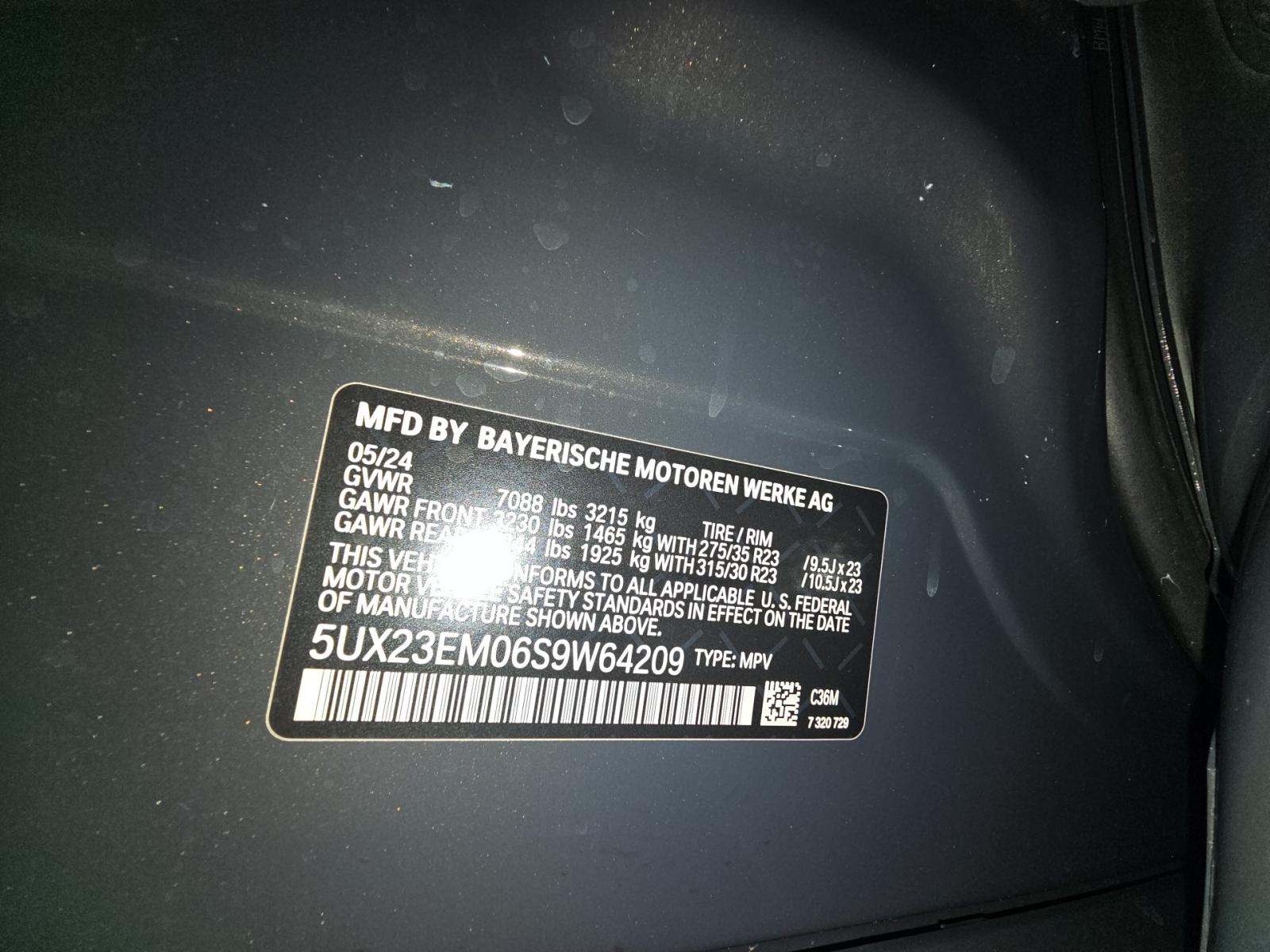 2025 BMW X7 xDrive40i AWD