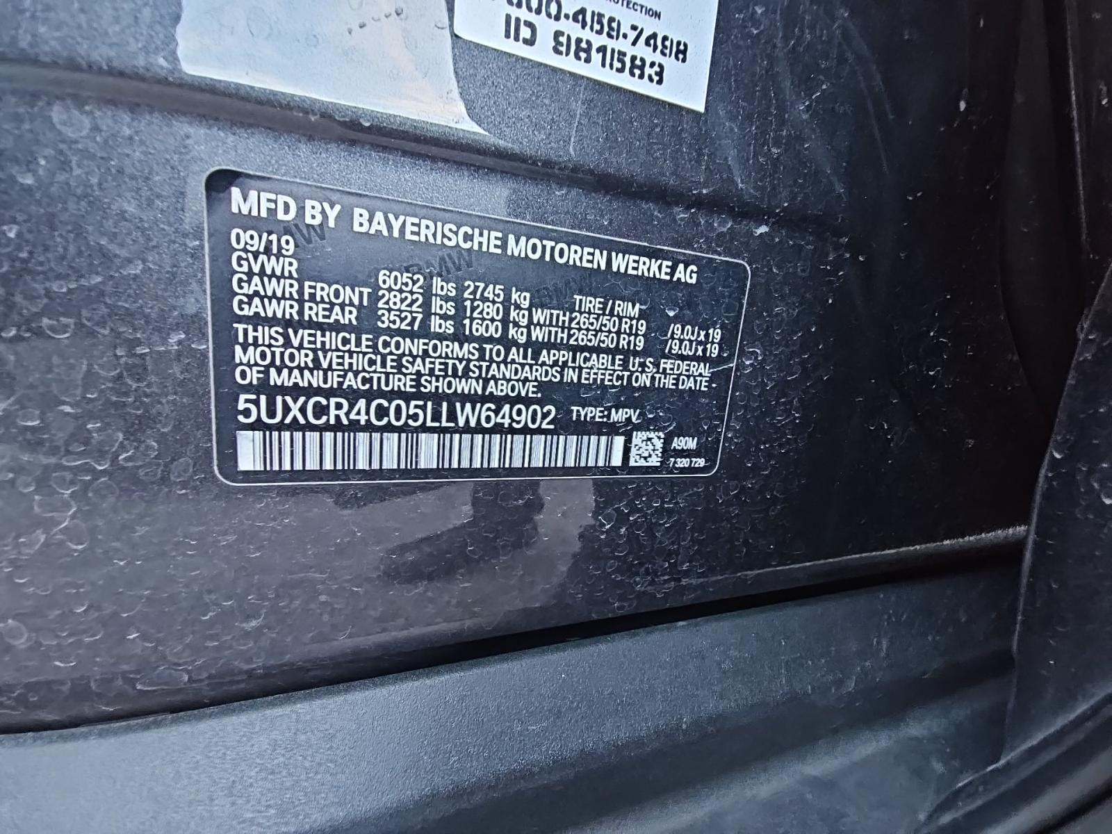 2020 BMW X5 sDrive40i RWD