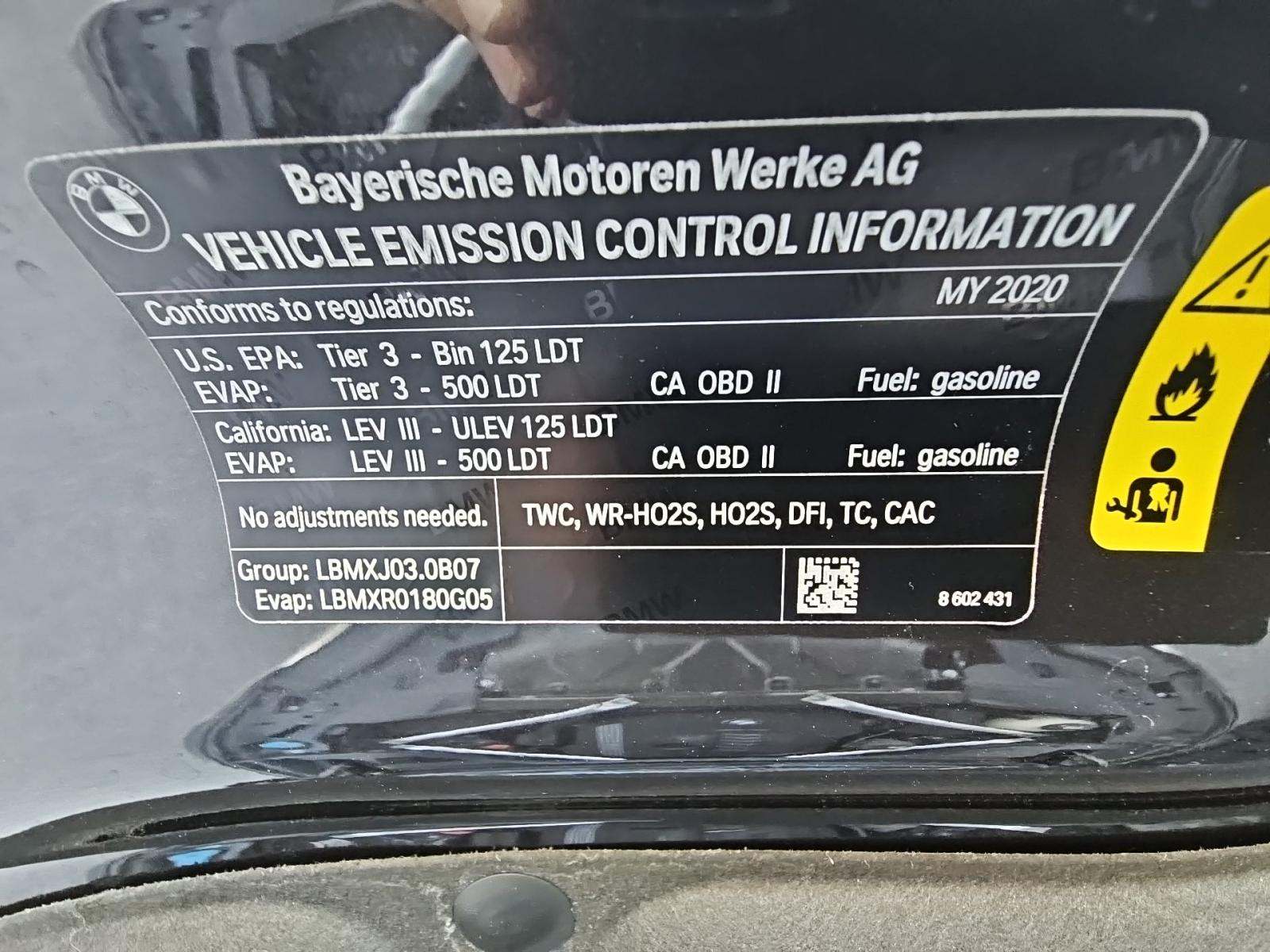 2020 BMW X5 sDrive40i RWD